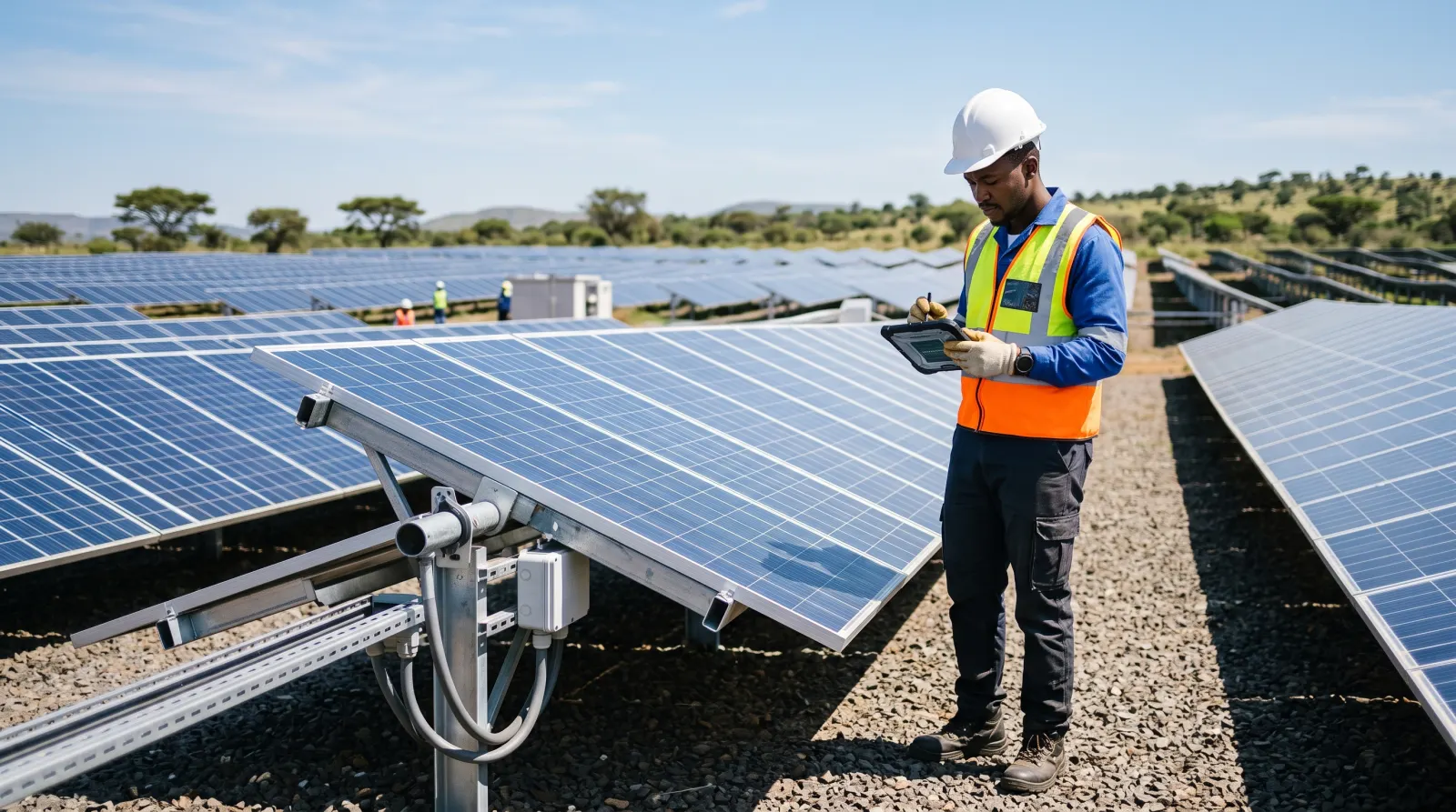 CADEF team working on renewable energy solutions